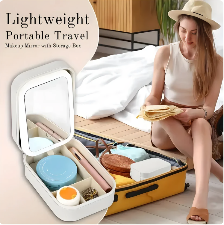 LED Mirror Jewelry Box