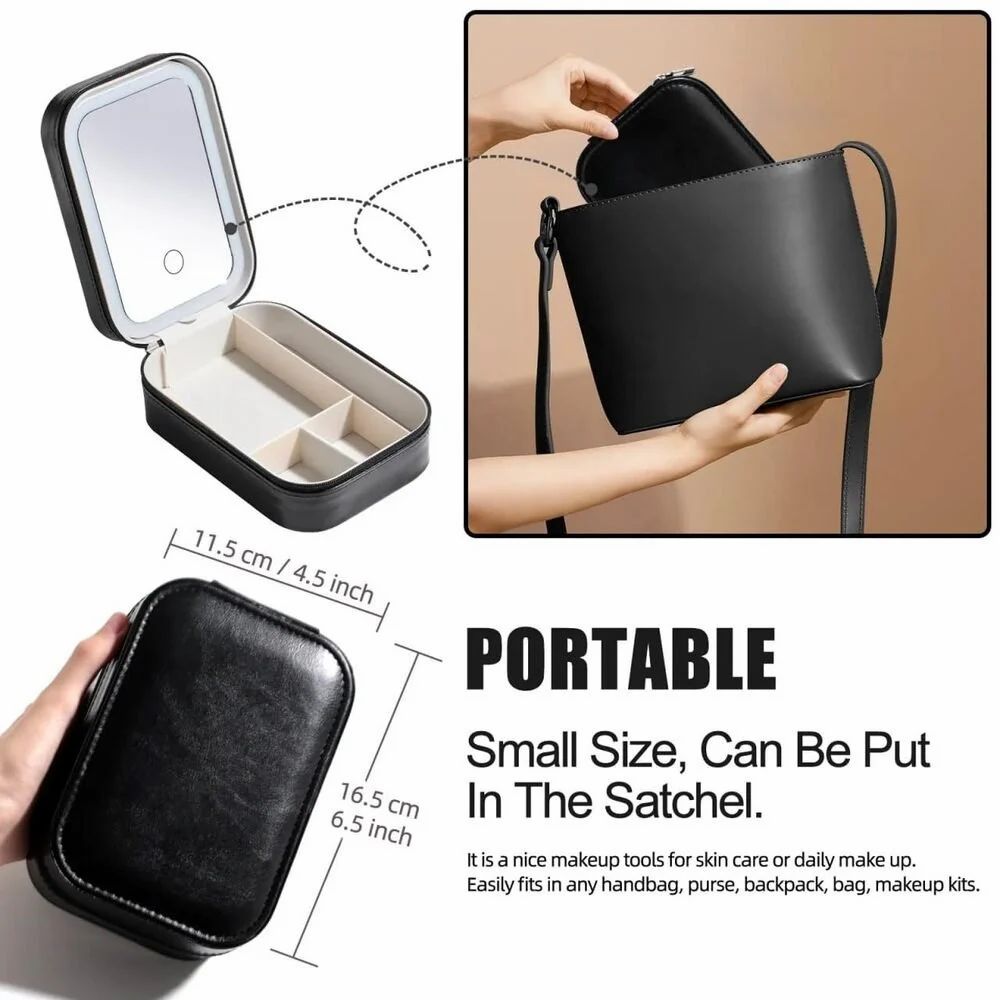 LED Mirror Jewelry Box