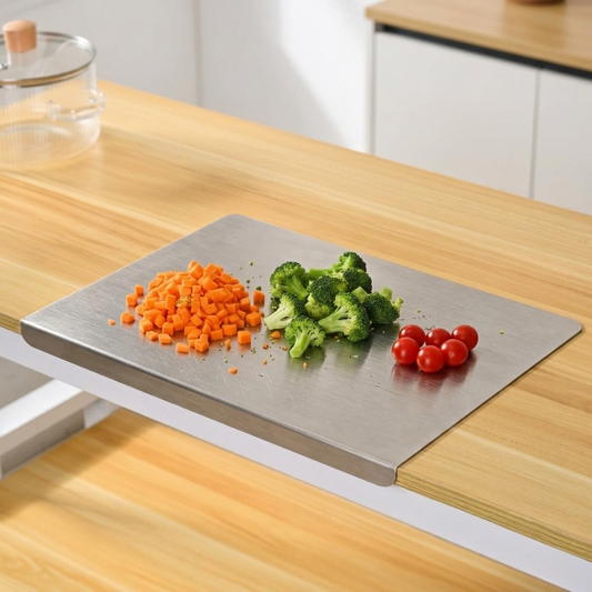 Anti-Bacterial Stainless Steel Cutting Board
