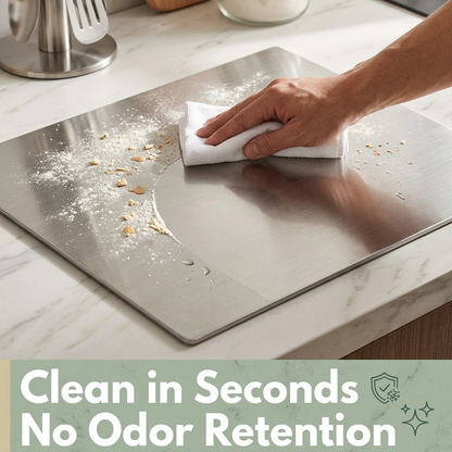 Anti-Bacterial Stainless Steel Cutting Board