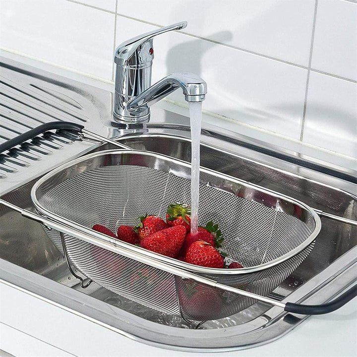 Stainless Steel Colander (Oval Shape, Big Size)