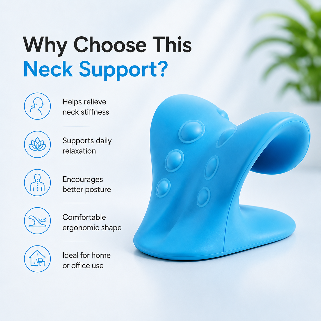NeckEase Pro – Ergonomic Neck & Shoulder Support