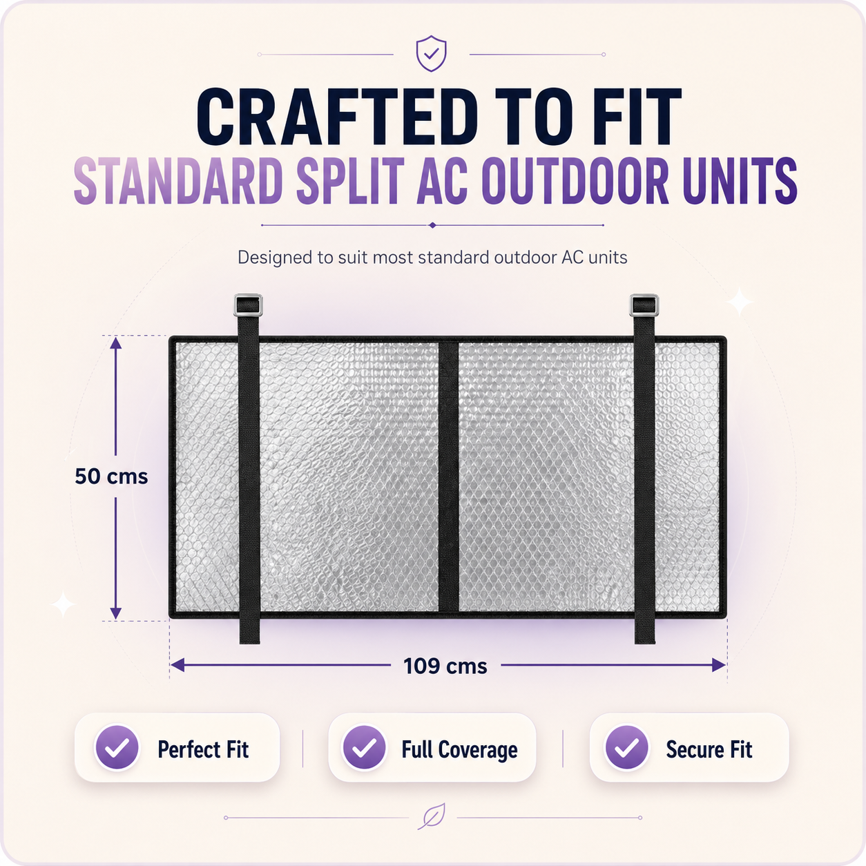 CoolGuard AC Outdoor Unit Cover– Universal Fit