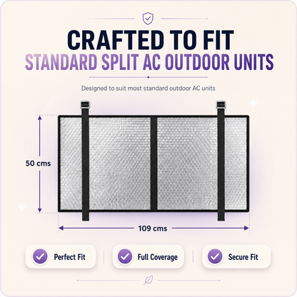 CoolGuard AC Outdoor Unit Cover– Universal Fit