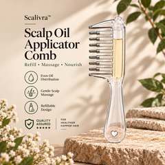 Scalivra™ Scalp Oil & Massage Comb