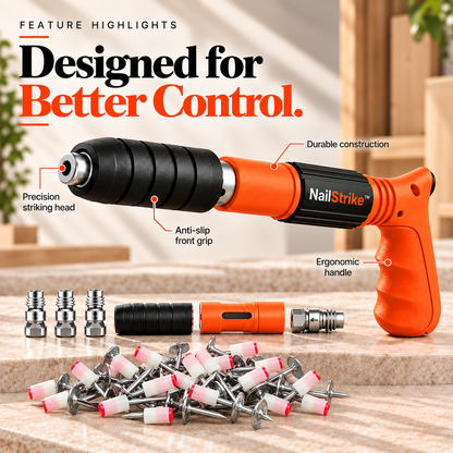 NailStrike™ Heavy-Duty Manual Nail Gun Set