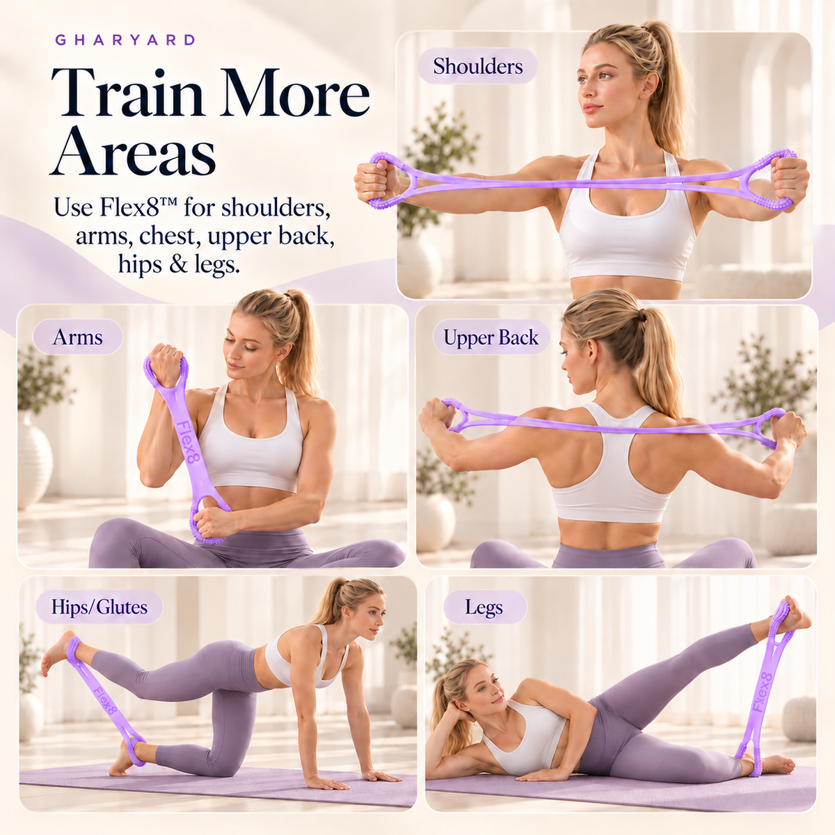 Flex8™ Unisex Figure-8 Resistance Band