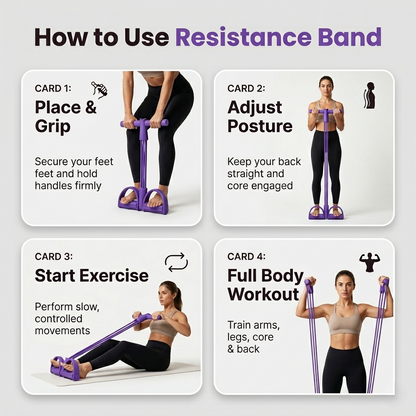 PedalFit Pro – Full Body Resistance Trainer