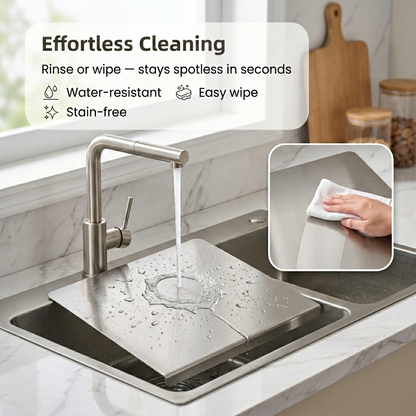 Anti-Bacterial Stainless Steel Cutting Board