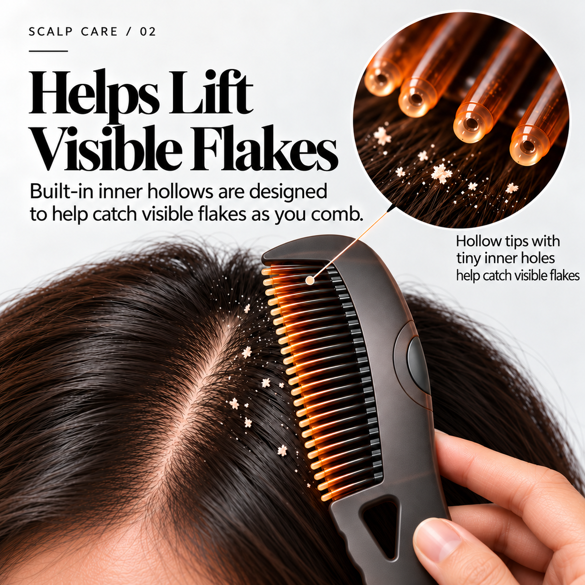 ScalpFresh™ Advanced Dandruff Care Comb