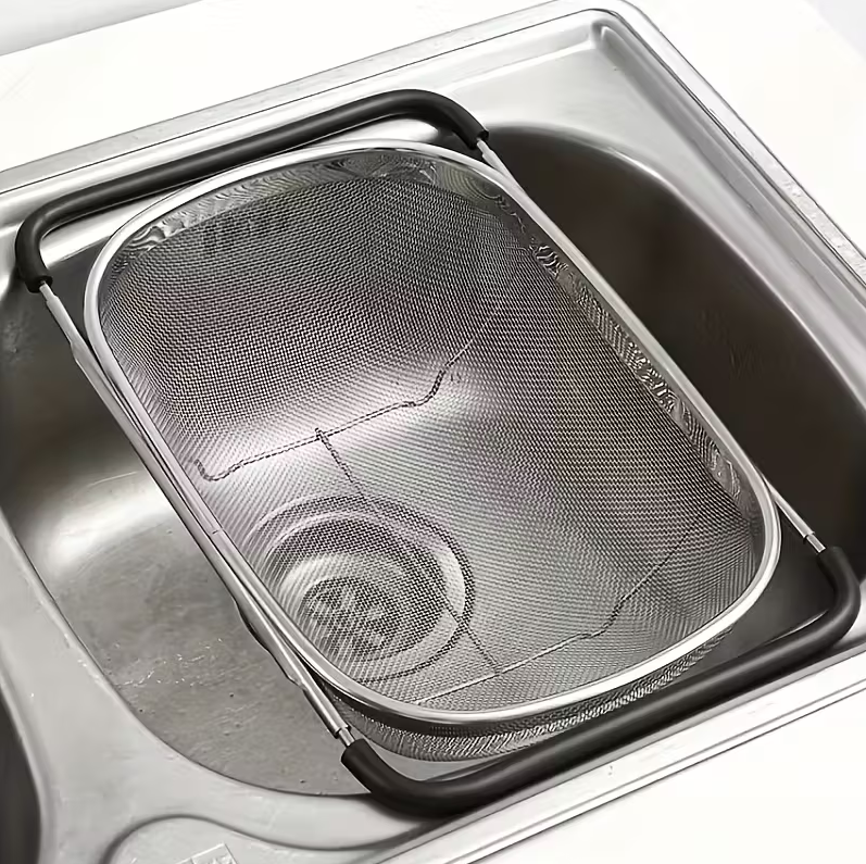 Stainless Steel Colander (Oval Shape, Big Size)