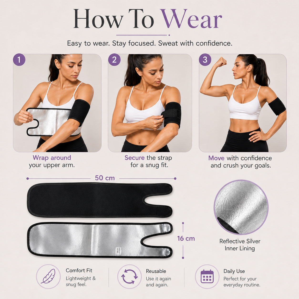 ArmEase™ Unisex Arm Wrap – Pack of 2