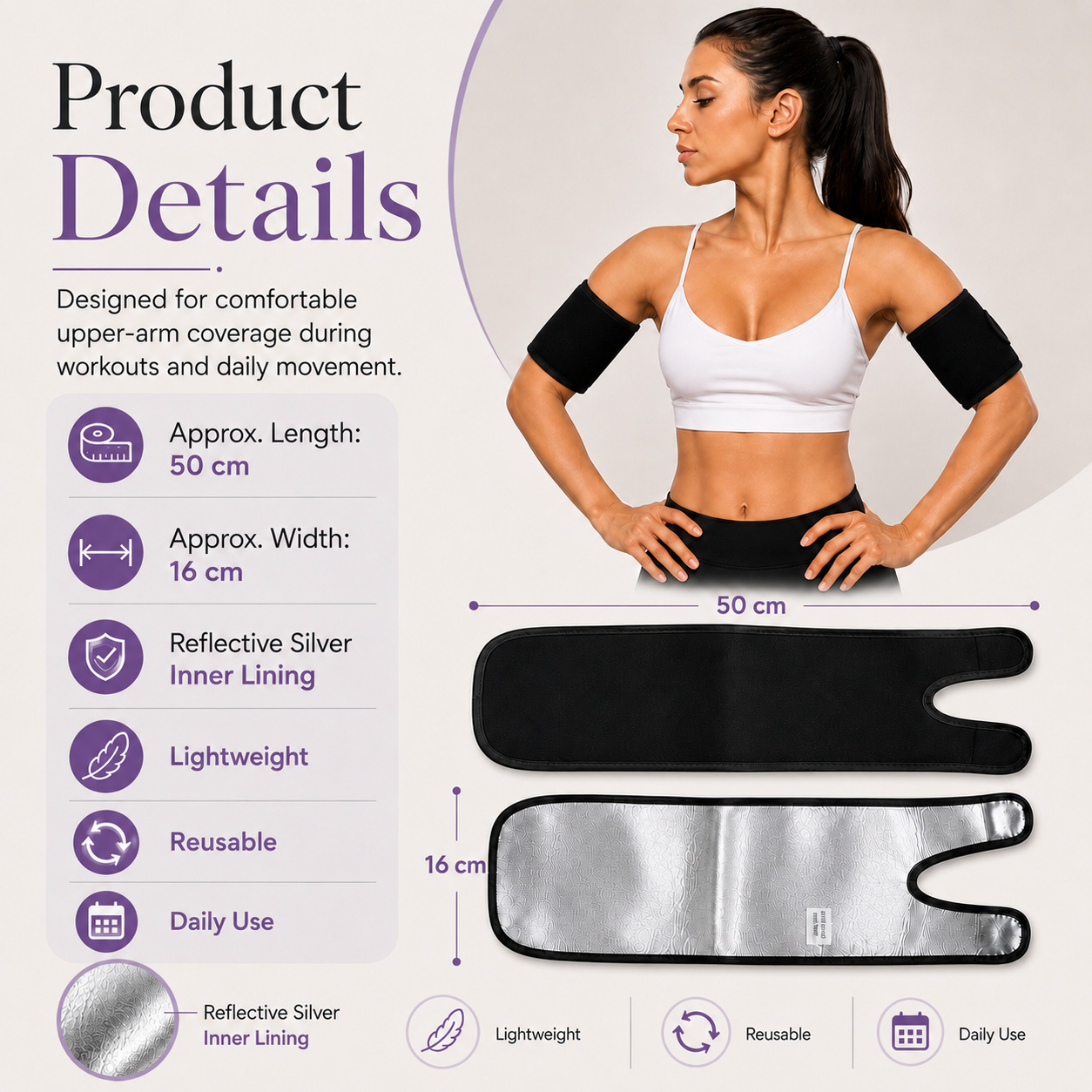 ArmEase™ Unisex Arm Wrap – Pack of 2