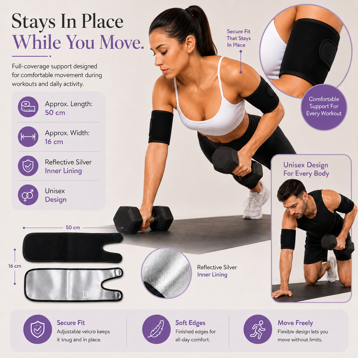ArmEase™ Unisex Arm Wrap – Pack of 2