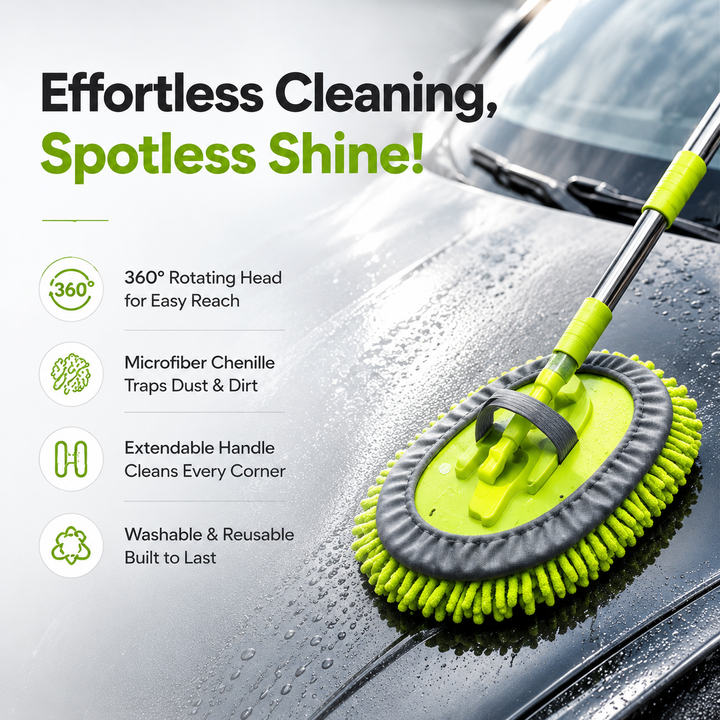 ShineMaster 2 in 1 Car Wash Mop