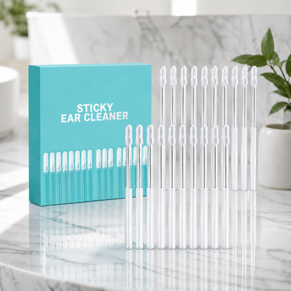 EarGlide – 24Pcs Reusable Silicone Ear Cleaner Sticks