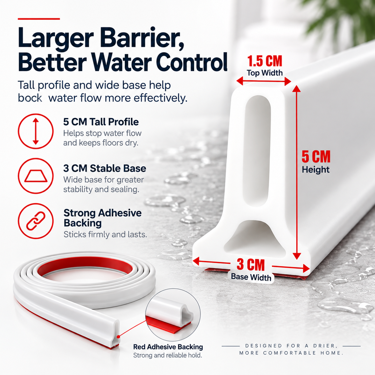 Silicone Water Stopper