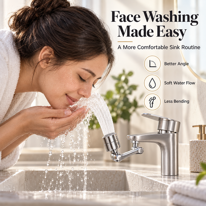 FlowTwist™ - Universal Fit 360° Rotating Faucet Extender