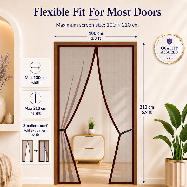 BreezeShield™ Auto-Close Magnetic Door Shield