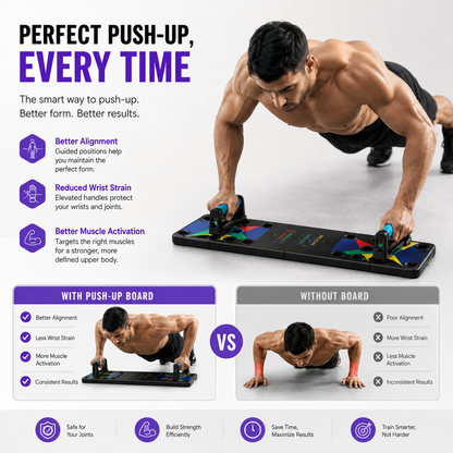 FormFit – 16 in 1 Push Up Board