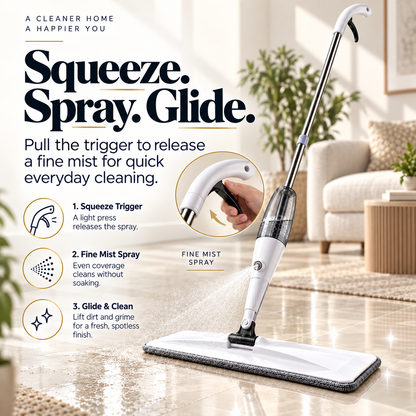 MistGlide™ 360° Spray Mop
