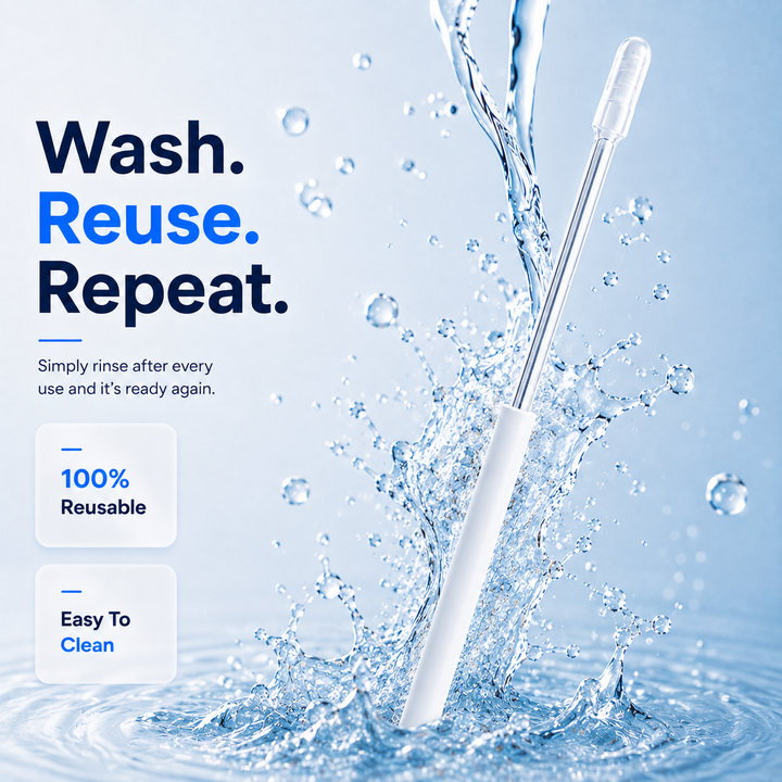 EarGlide – 24Pcs Reusable Silicone Ear Cleaner Sticks