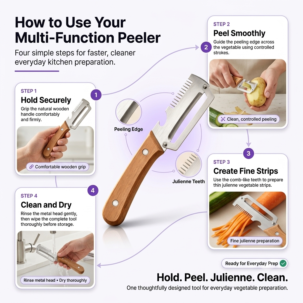 PeelMate Pro 3-in-1 Kitchen Tool (Buy 1 Get 1 FREE)