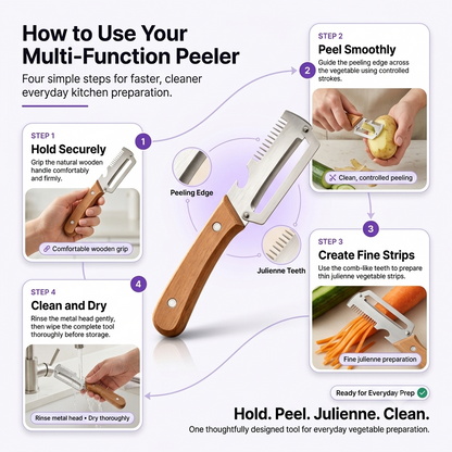 PeelMate Pro 3-in-1 Kitchen Tool (Buy 1 Get 1 FREE)