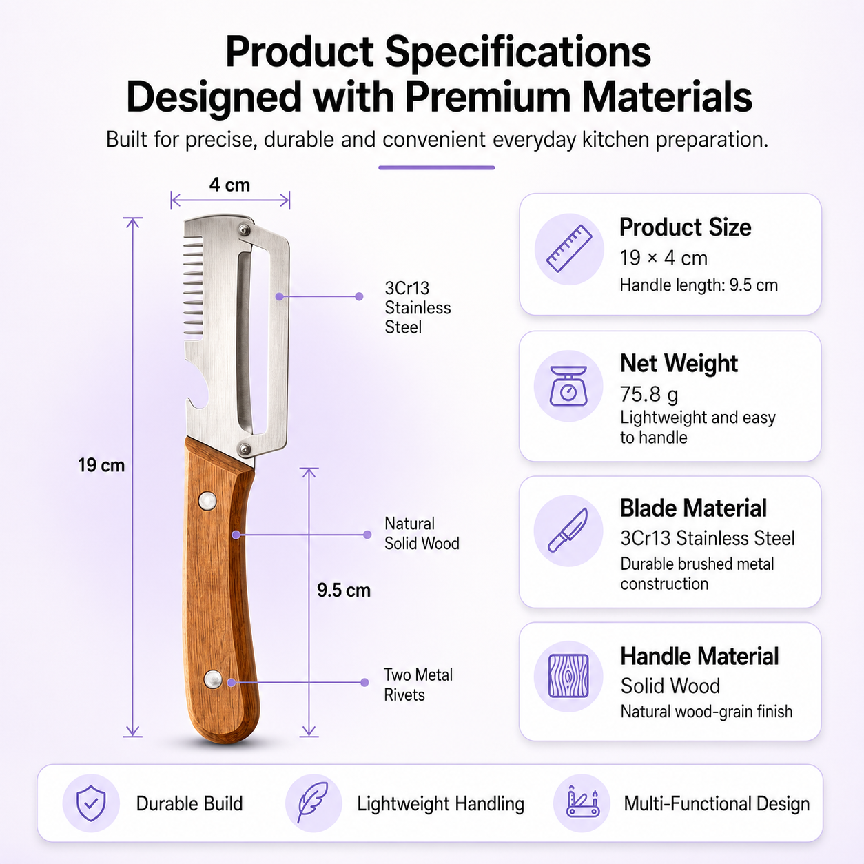 PeelMate Pro 3-in-1 Kitchen Tool (Buy 1 Get 1 FREE)