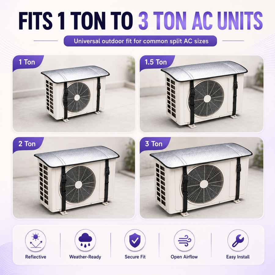 CoolGuard AC Outdoor Unit Cover– Universal Fit